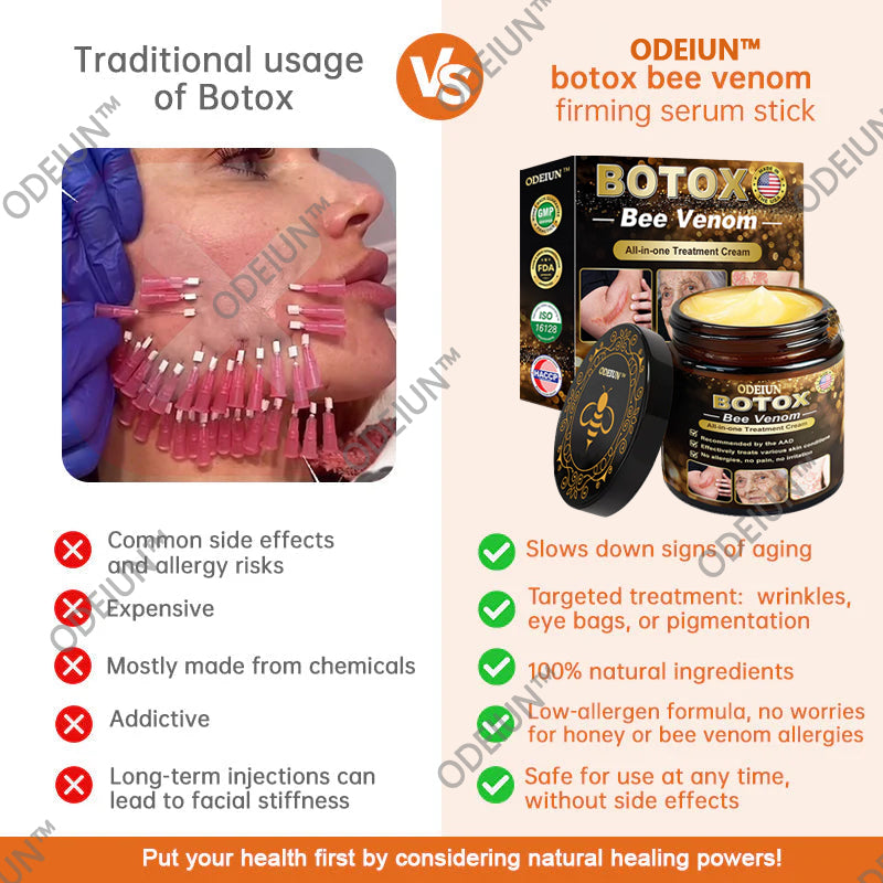 đđFlash Sale - â¨ODEIUN⢠BOTOX Bee Venom All-in-one Treatment Cream đĽ LAST DAY 80% OFF đđ