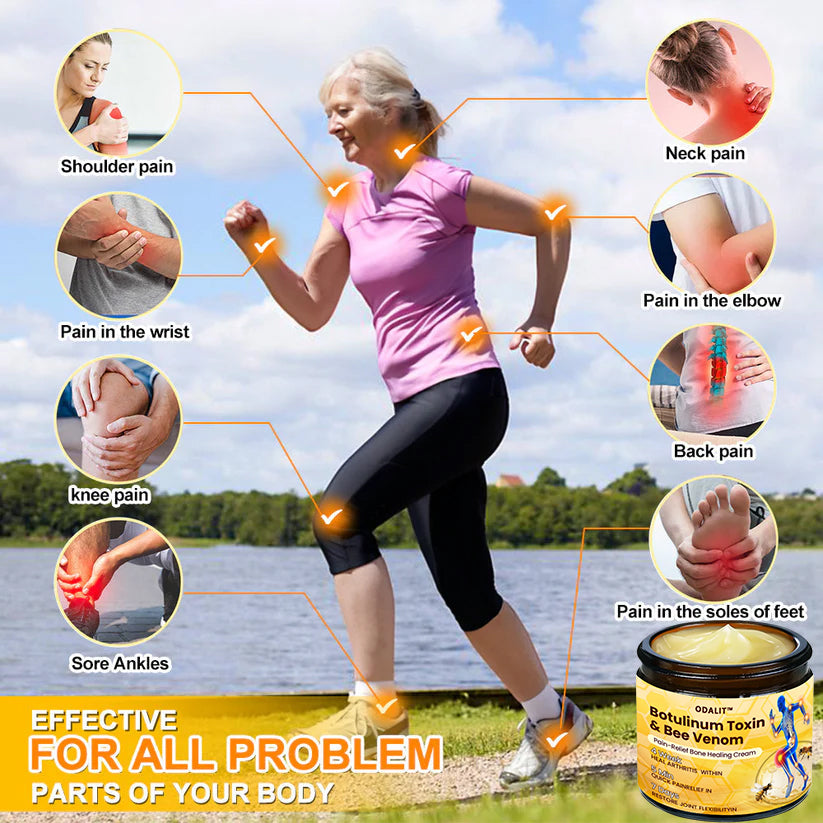 🎁💎Flash Sale - ODALIT™ Botulinum Toxin & Bee Venom Pain-Relief Bone Healing Cream🐝