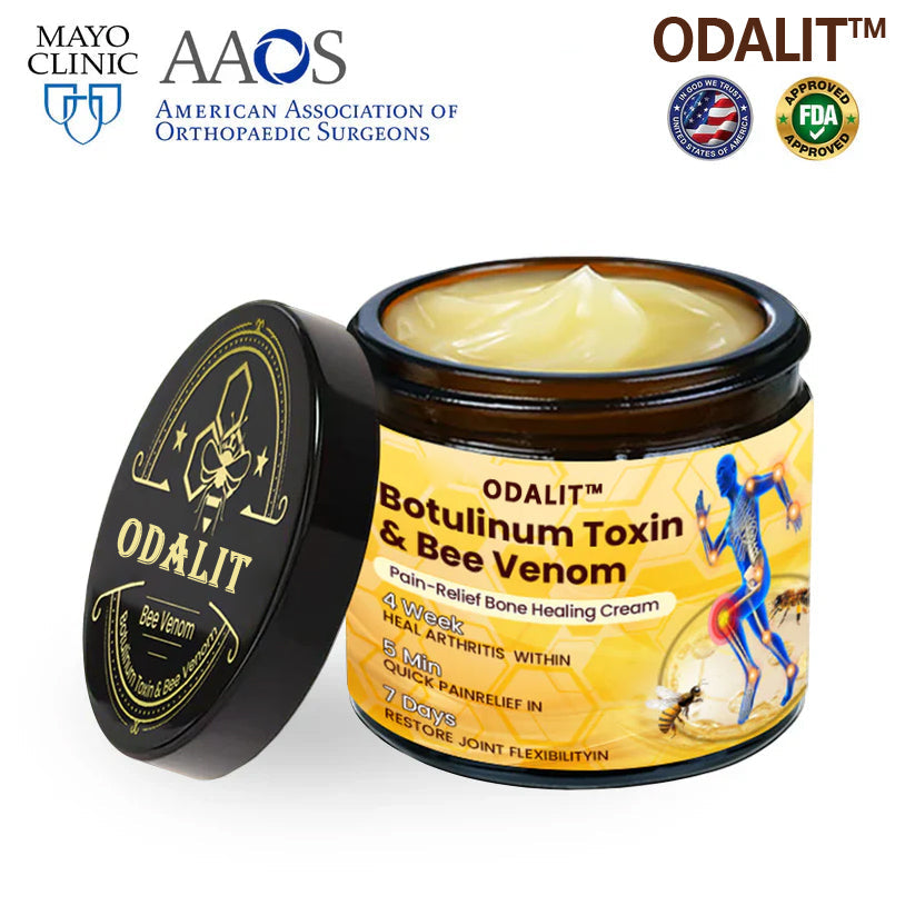 🎁💎Flash Sale - ODALIT™ Botulinum Toxin & Bee Venom Pain-Relief Bone Healing Cream🐝