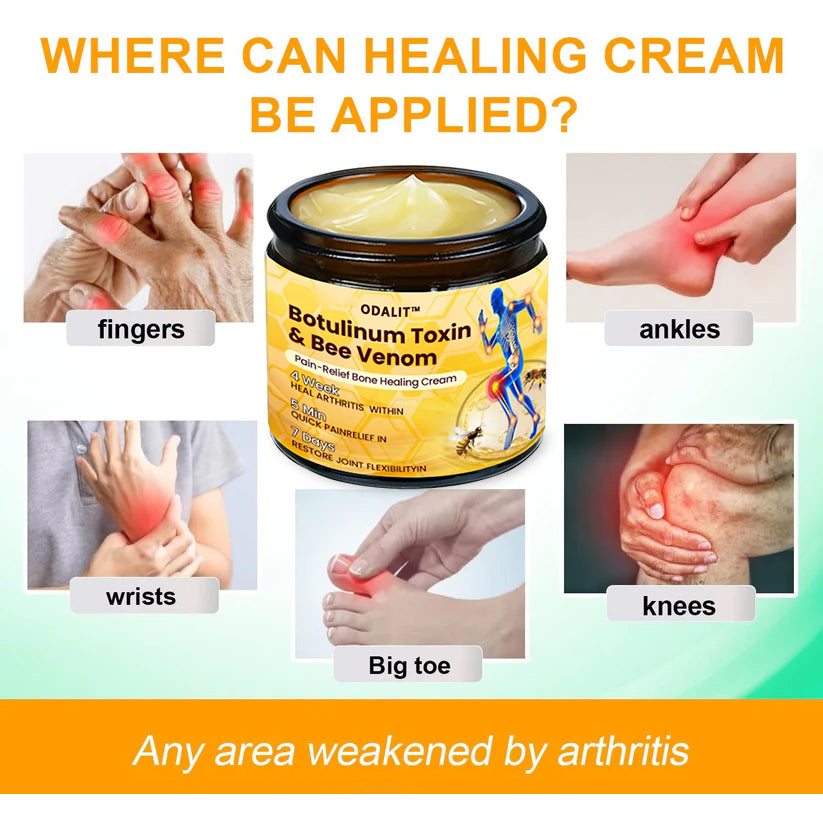 🎁💎Flash Sale - ODALIT™ Botulinum Toxin & Bee Venom Pain-Relief Bone Healing Cream🐝