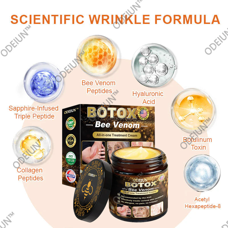 đđFlash Sale - â¨ODEIUN⢠BOTOX Bee Venom All-in-one Treatment Cream đĽ LAST DAY 80% OFF đđ