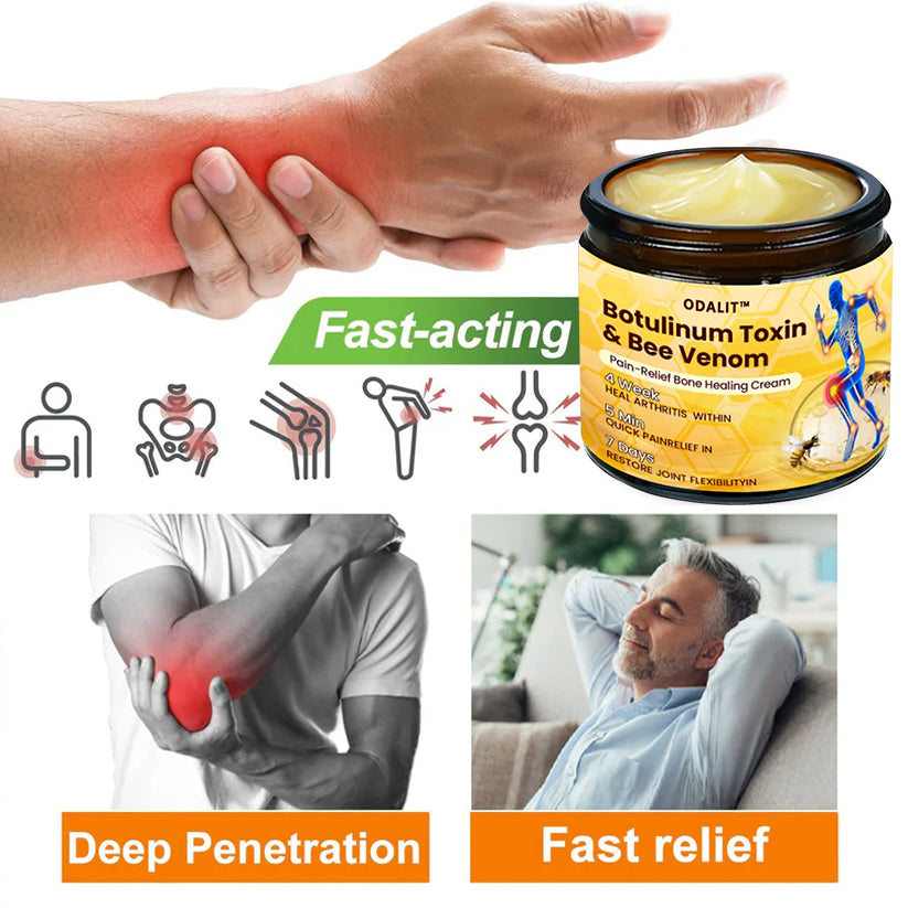 🎁💎Flash Sale - ODALIT™ Botulinum Toxin & Bee Venom Pain-Relief Bone Healing Cream🐝