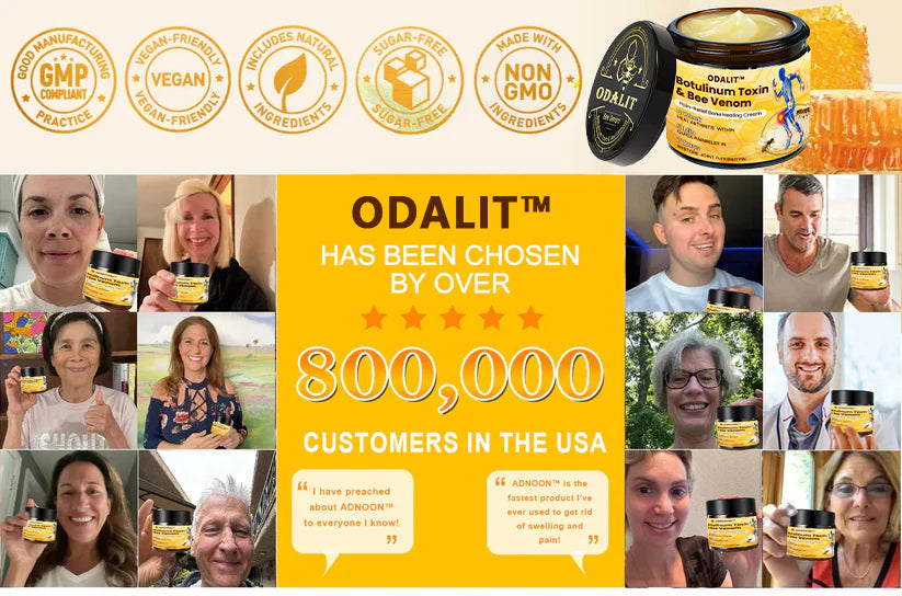 🎁💎Flash Sale - ODALIT™ Botulinum Toxin & Bee Venom Pain-Relief Bone Healing Cream🐝