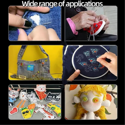 🎄Christmas-Sale 49%Off🧵✂️34PCS Big Eye Steel Needles Set